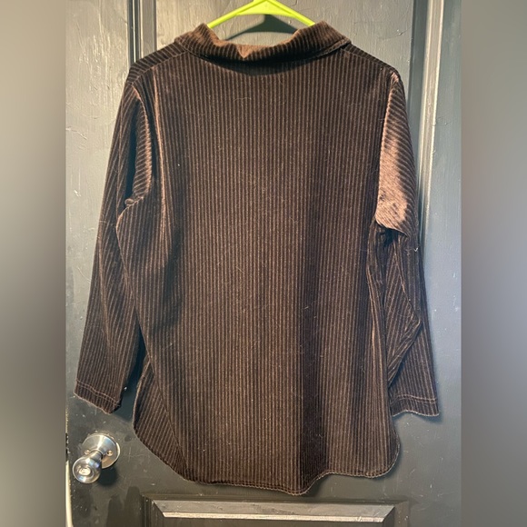 brown button up cardigan - Picture 2 of 3